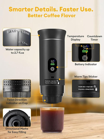 3-in-1 Portable Espresso Maker
