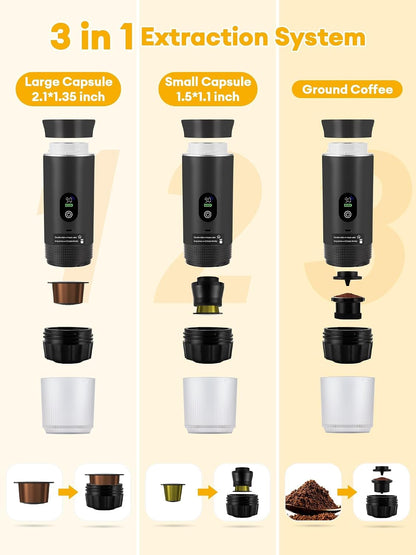 3-in-1 Portable Espresso Maker